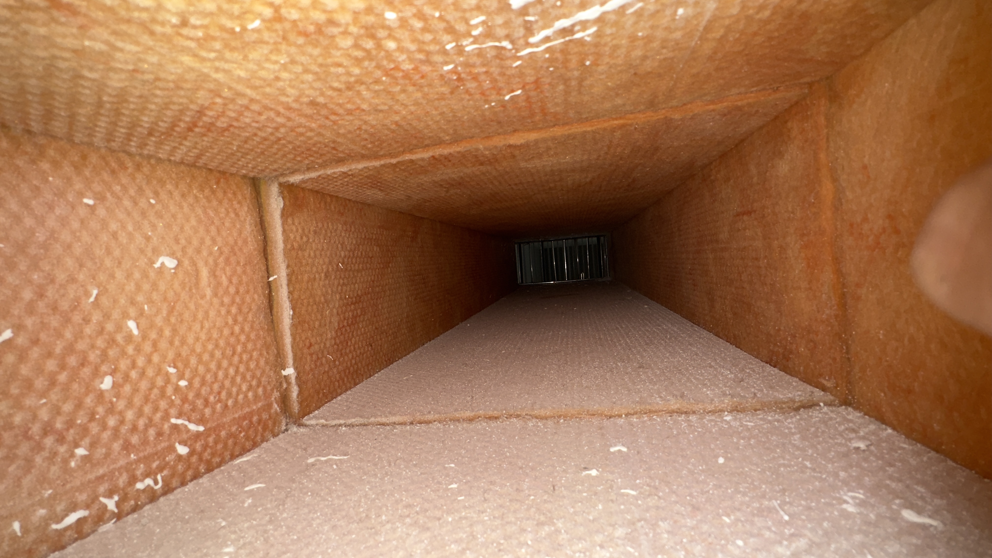 Return grille with visible lint and heavy dust, Golden Gate, FL